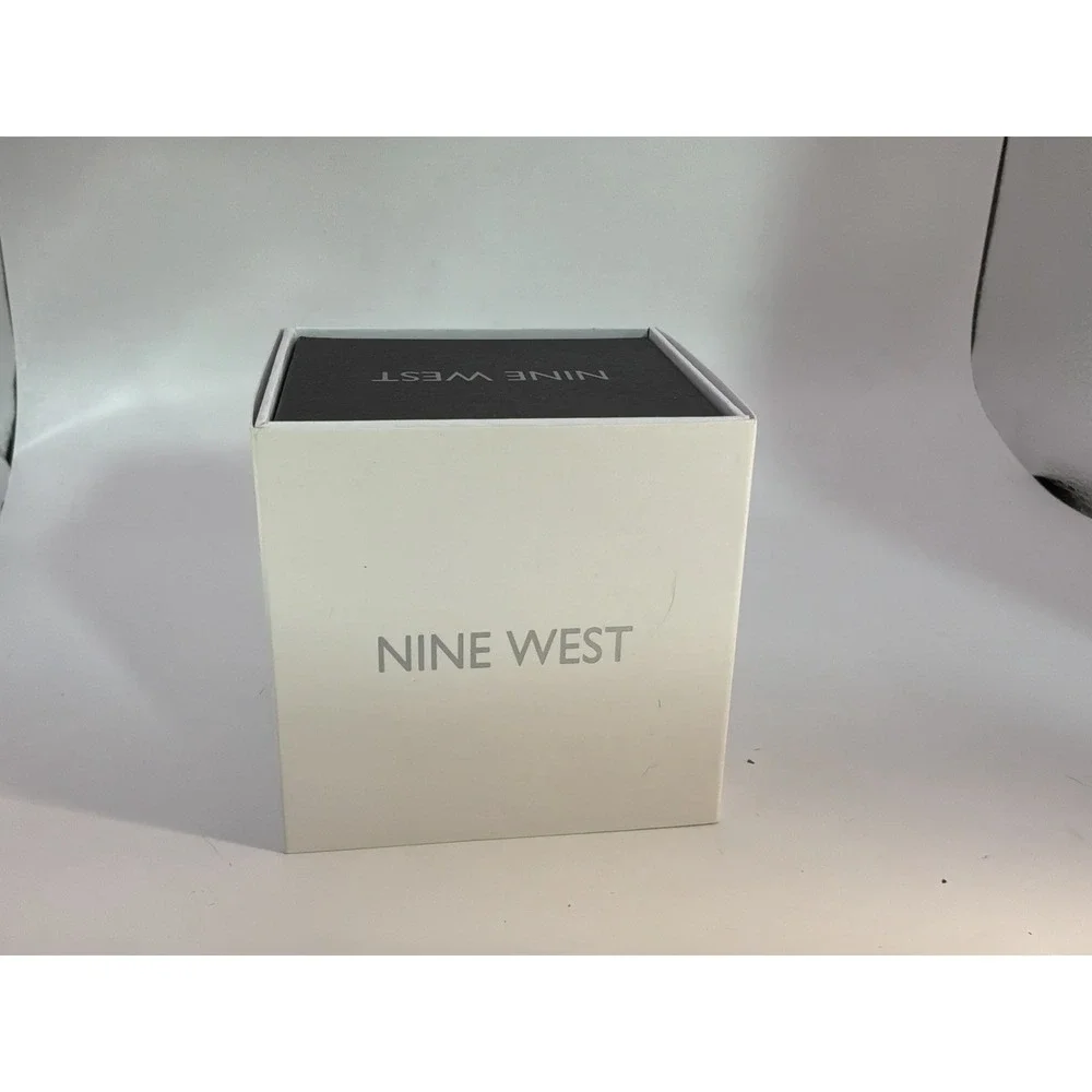Nine West Women's Liana Watch Silver Tone Mesh Band New In Box‎